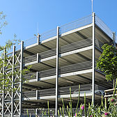 Parkhaus HangarOne in Köln gebaut von Schreiber Stahlbau