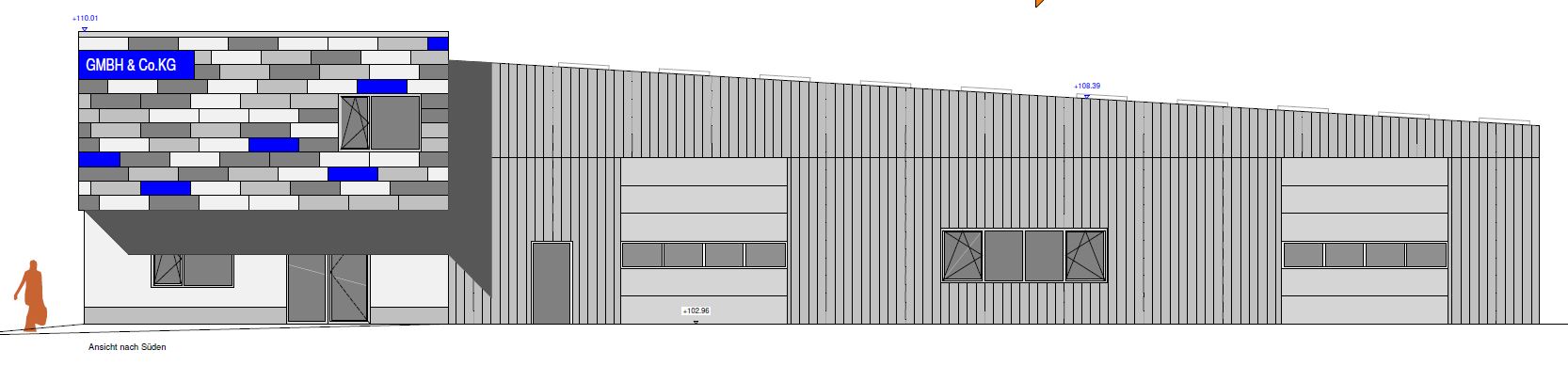 Bau einer Gewerbehalle in Weinheim mit Schreiber Stahlbau 