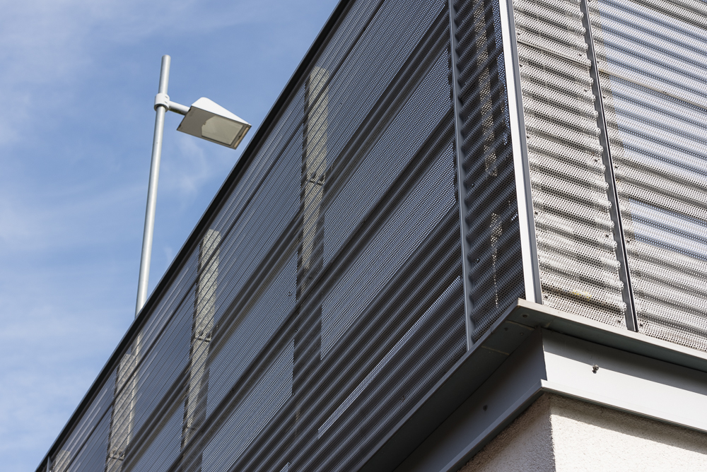 Systemdetail Parkhaus Schreiber Stahlbau